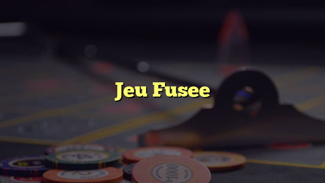 Jeu Fusee