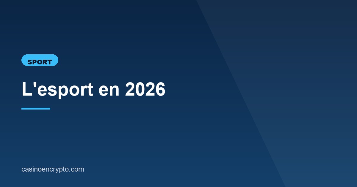 Illustration de l'article consacré à l'esport en 2026